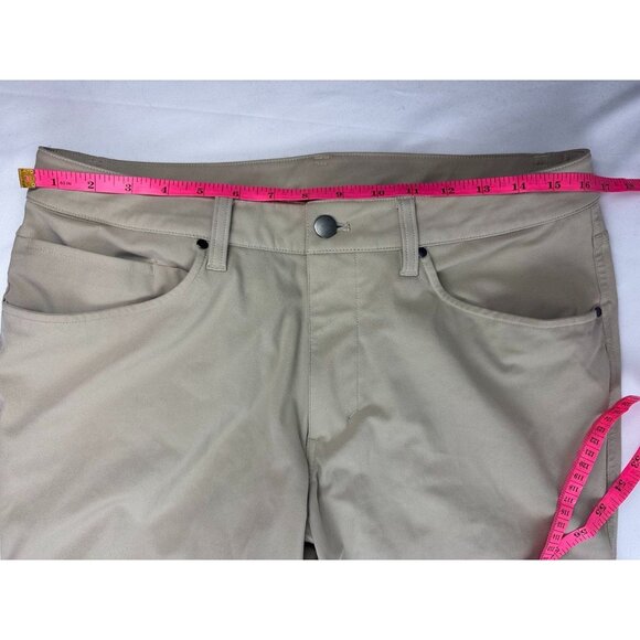 Lululemon Pants Mens 32 Golf Performance ABC Classic Fit 5 Pocket Pants 32x29 - Picture 6 of 9